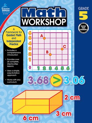 cover image of Math Workshop, Grade 5: a Framework for Guided Math and Independent Practice